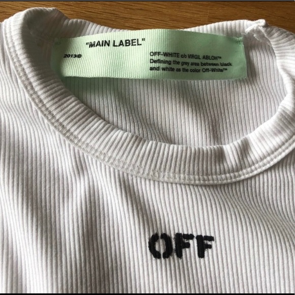 Off-White ribbed shirt - Picture 2 of 3